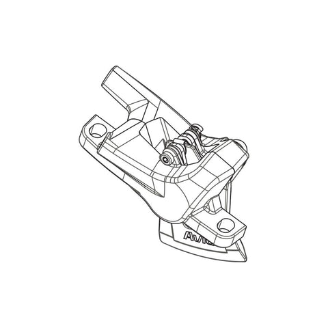 Level T Caliper Assembly, 11.5018.008.027