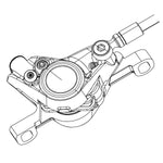 Red eTap Caliper Assembly, 11.5018.024.010