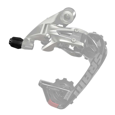 Red, Rear derailleur adjuster barrel, 11.7515.070.000