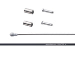 ROAD SUS STAINLESS STEEL BRAKE CABLE SET- BLACK