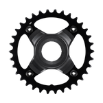 CHAINRING, SM-CRE70-12-B, 36T W/O CHAIN GUARD, CHAIN LINE 53MM, BLACK