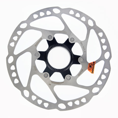 ROTOR FOR DISC BRAKE, SM-RT64, DEORE, S 160MM, W/LOCK RING (External Spline Type)