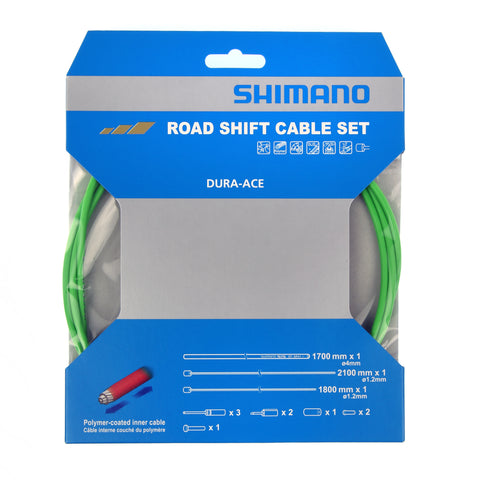 ROAD SHIFT CABLE SET POLYMER- Green