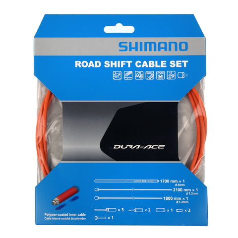 ROAD SHIFT CABLE SET POLYMER- Orange