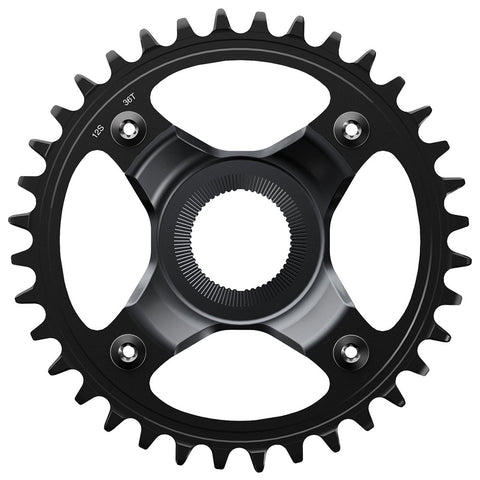 CHAINRING, SM-CRE80-12-SB, 36T W/O CG, FOR CHAIN LINE 56.5MM, BLACK