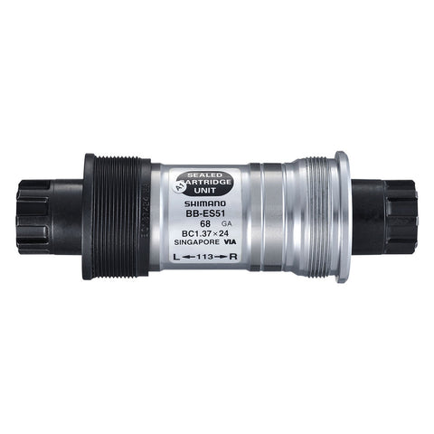 CARTRIDGE BOTTOM BRACKET, BB-ES51(02)SPLINED/HOLLOW-TYPE AXLE BSA 68MM-121 W/O FIXING BOLT