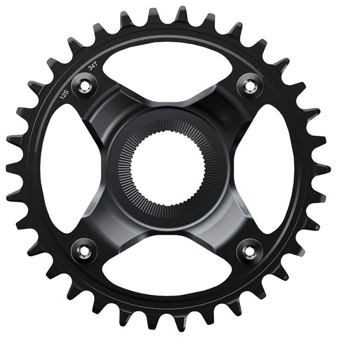 CHAINRING, SM-CRE80-12-SB, 34T W/O CG, FOR CHAIN LINE 56.5MM, BLACK