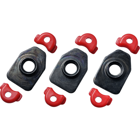 CLEAT NUT FOR SH-RC900, 3 NUTS W/ 6 SPACERS