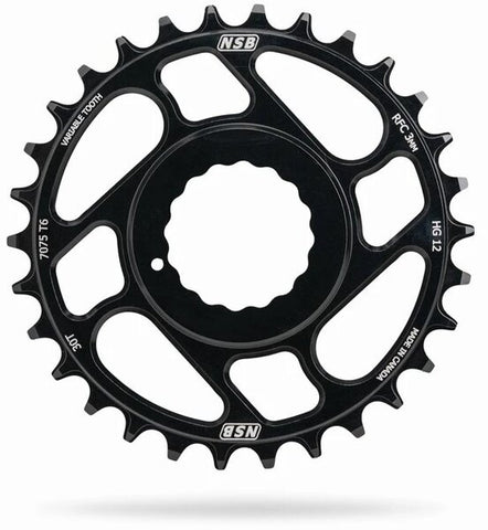 North Shore Billet NSB Variable Tooth Chainring, Direct Mount, Race Face Cinch, Boost, For Shimano 12 speed